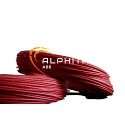 CABLE SIF-GL SILICONE TRESSE 0.5 ROUGE CUIVRE NU